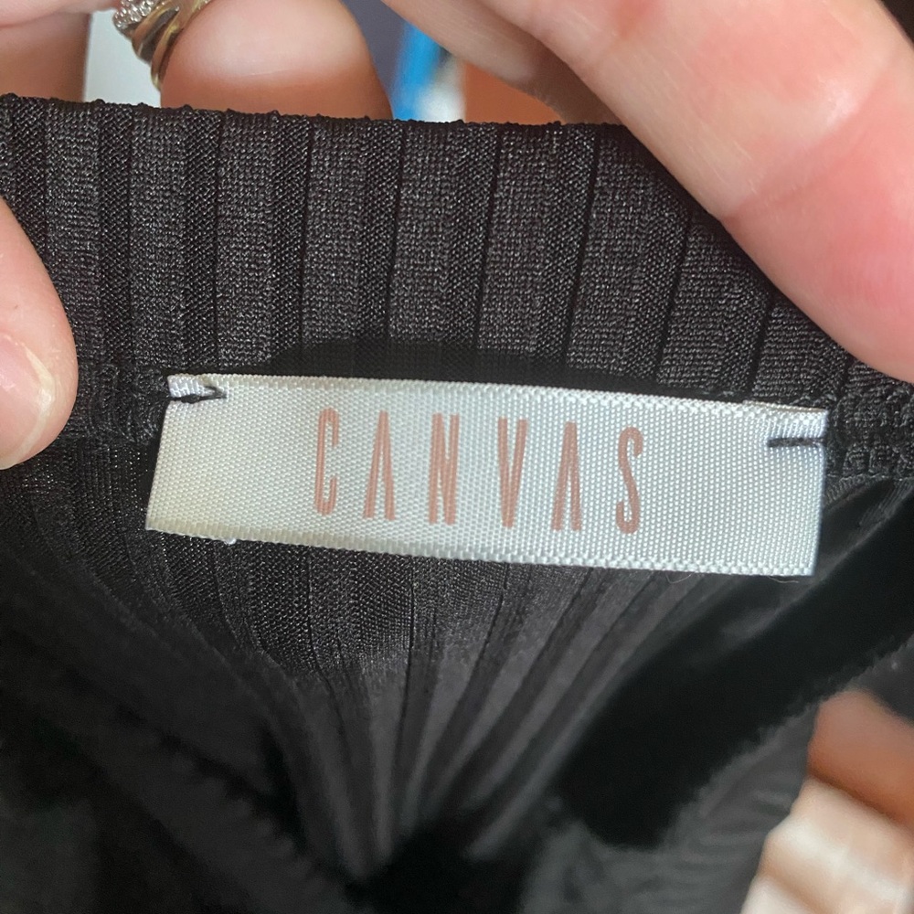 Black Ribbed Sleeveless Dress Cardigan Set | Pinkblush Maternity - Picture 3 of 3